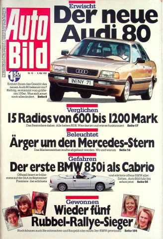 Deckblatt Auto Bild (19/1991)